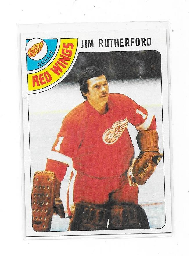 1978-79 Topps #74 Jim Rutherford  Detroit Red Wings MV