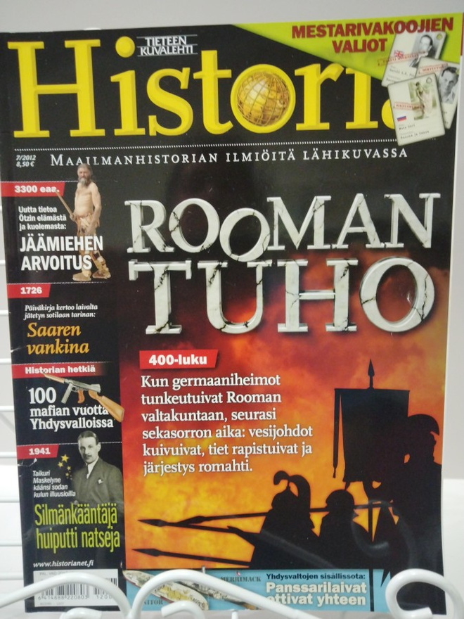 Historia lehti 7 2012 Tieteen Kuvalehti