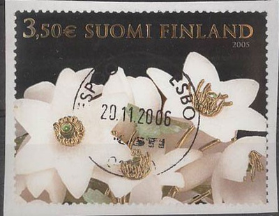 2005 postimerkki 150v kukkia losto Espoo -06