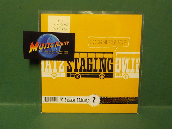CORNERSHOP - STAGING / GREEN P´S - UUSI UK 2002 7" SINGLE