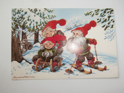 MARJALIISA PITKÄRANTA - TONTUT KELKASSA kulkenut