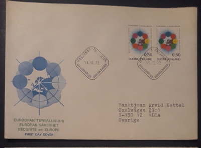 1972  ETYK FDC merkkiparilla