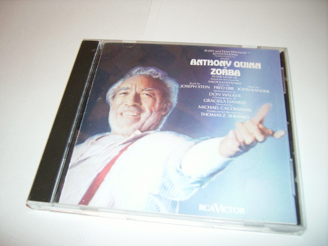 CD ANTHONY QUINN AS ZORBA (1983) Sis.postikulut