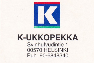 Helsinki, K - Ukkopekka  sk 1