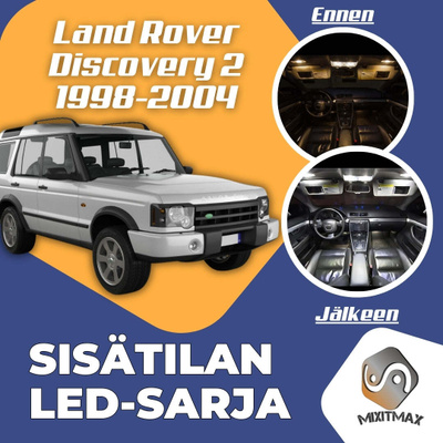 Land Rover Discovery 2 Sisätilan LED-sarja 22-os