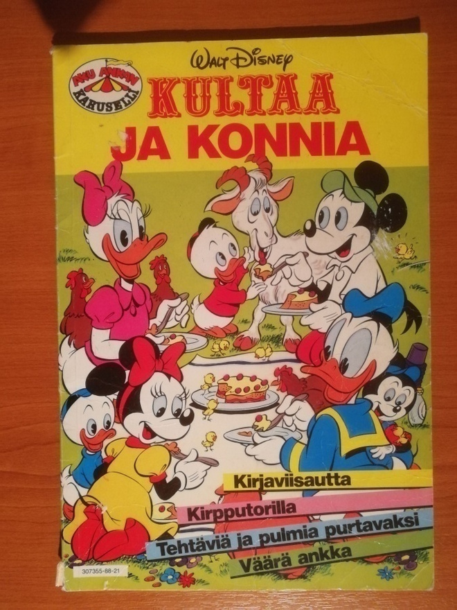 Aku Ankan Karuselli 1988 - Kultaa ja konnia