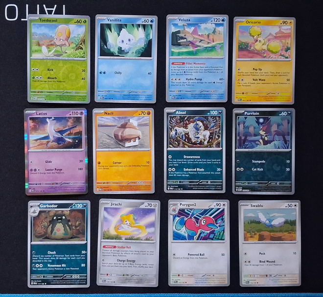 Pokemon kortit 12kpl (#174 Paradox Rift)