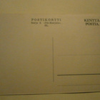 Itä-Karjala, talon pääty ja pihaa, Kenttäpostia, ei p. - pikkukuva 2