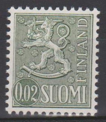 1968 Yleismerkki 0,02 mk ** Lape 636