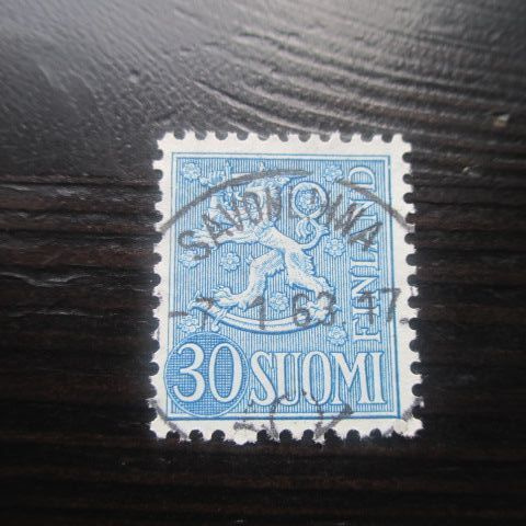 M54 Leijonamalli 30mk sininen 1956