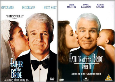 Morsiamen Isä 1+2, Steve Martin, Diane Keaton 2xDVD -KOMEDIA