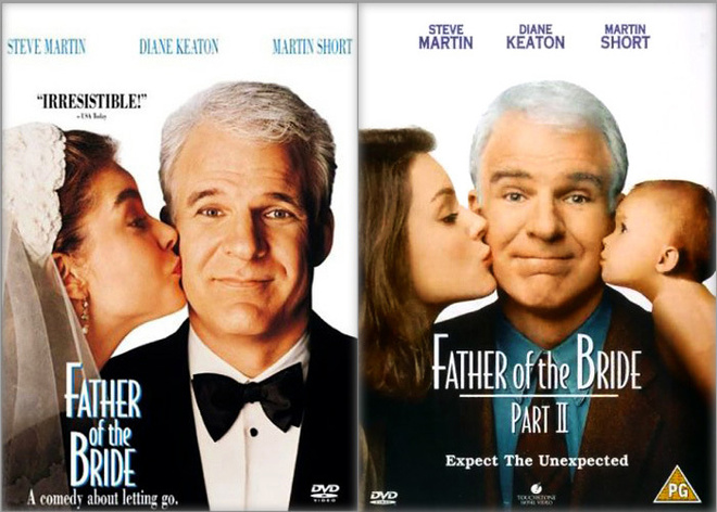Morsiamen Isä 1+2, Steve Martin, Diane Keaton 2xDVD -KOMEDIA