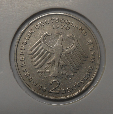 Saksa. 2 mark 1970F.