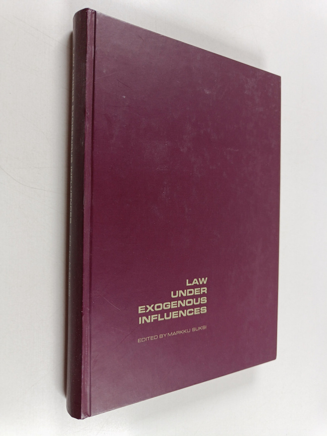 Markku Suksi : Law under exogenous influences
