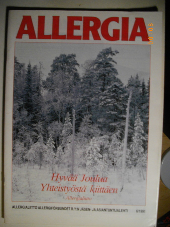 Allergia lehti Nro 6/1991 (12.11)