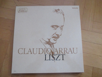 Liszt: Pianoteoksia. Claudio Arrau. Philips 7 LP