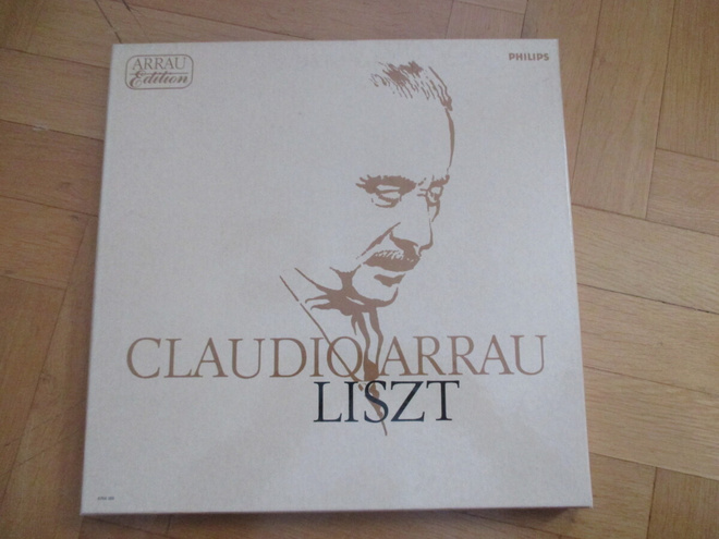 Liszt: Pianoteoksia. Claudio Arrau. Philips 7 LP