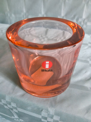 KIVI votive-kynttilälyhty salmon pink-lohenpunainen