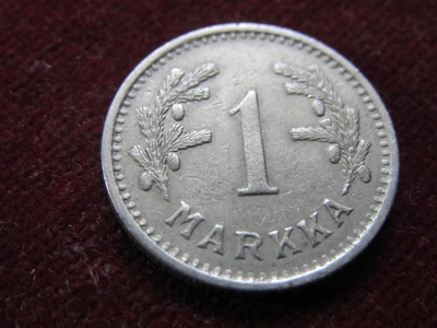 1 markka 1940 CuNi