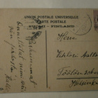 Lohja, järvenrantaa, vene, rysät kuivumassa, mv pk, p. 1922 - pikkukuva 2