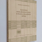 Henrik Grönroos : Suomen bibliografisen kirjallisuuden opas - pikkukuva 1
