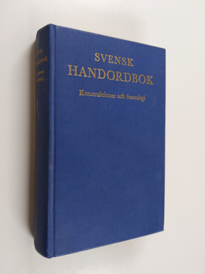Ture (red.) Johannisson : Svensk Handordbok - Konstruktio...