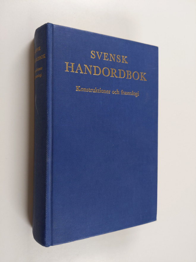 Ture (red.) Johannisson : Svensk Handordbok - Konstruktio...