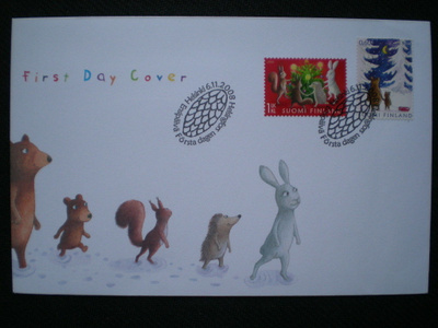 FDC Joulupostimerkit 6.11.2008 - LaPe 1925-1926