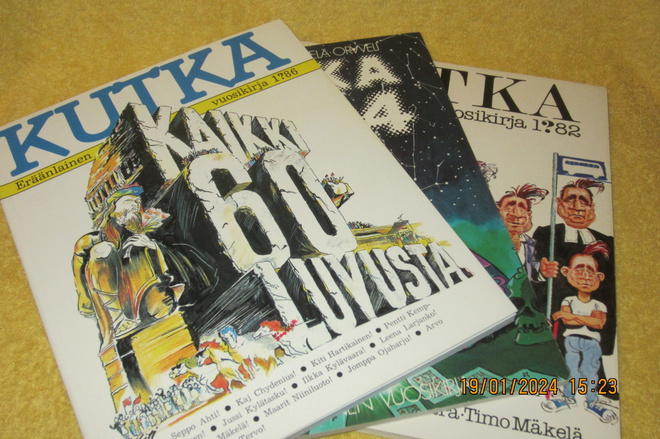 KUTKA -  Vuosikirjat 1982  1984  ja  1986