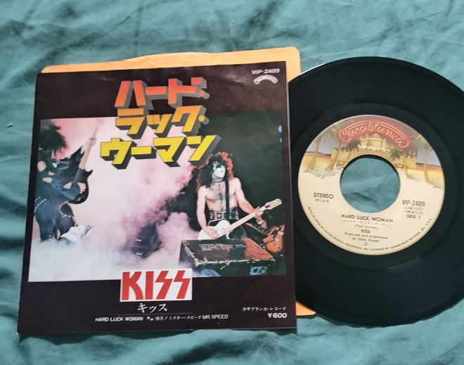 KISS-Hard luck woman 7" japan