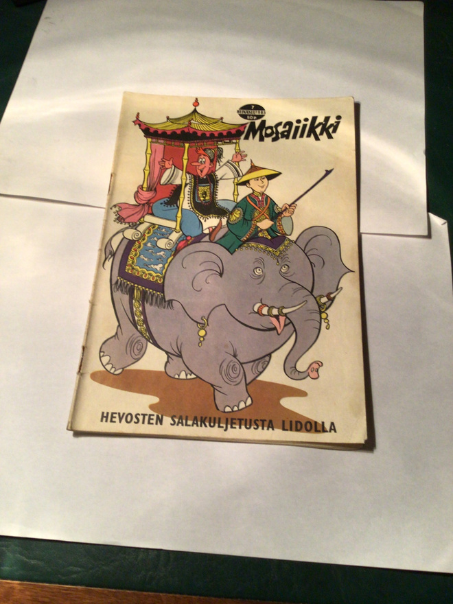 Mosaiikki sarjakuvalehti  7/65 mosaik comicheft