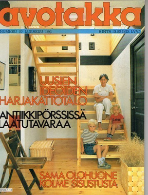 Avotakka n:o 10 1981 Alvar Aallon suunnittelema Villa Maire