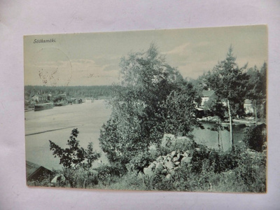 VANHA Postikortti Valkeakoski Sääksmäki 1909