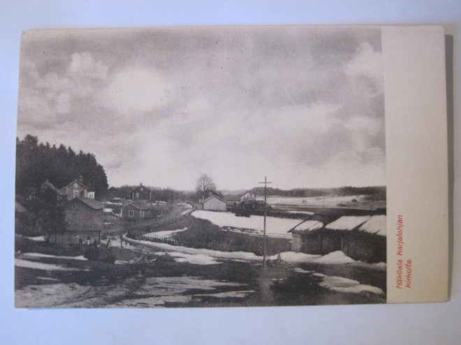 VANHA Postikortti Karjalohja 1912