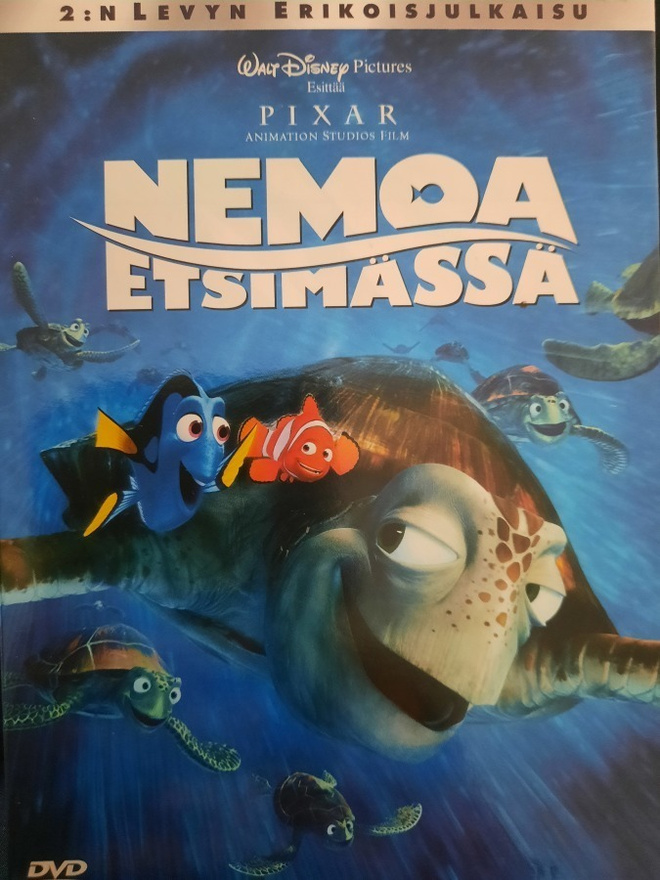 Nemoa etsimässä (Pixar Klassikko 05) pahvislipari