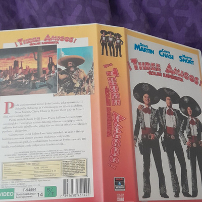 Kolme kaverusta vhs three amigos,steve martin