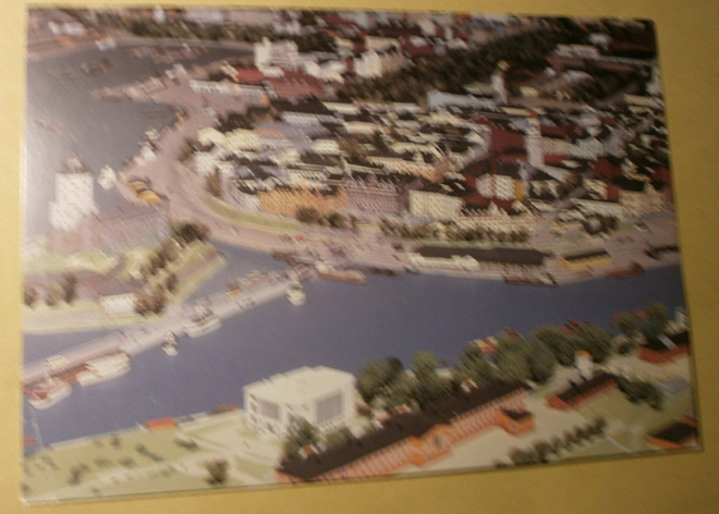 Viipuri 1939 (pienoismallli 1:500), väripk, ei p.
