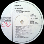ROYALS ~ Spring 76 ~ LP Albert Järvinen - Love Records 1.st - pikkukuva 5