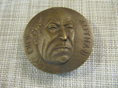 Olof Alfthan mitali /Terho Sakki 1999.