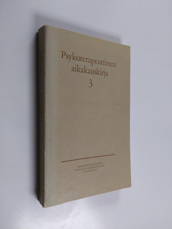 Psykoterapeuttinen aikakauskirja 3
