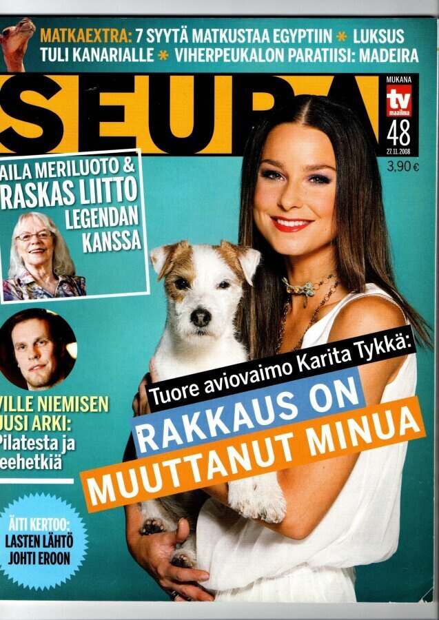Seura n:o 48 2008 Miss Suomi. Ville. Aila. Seuraelämää.