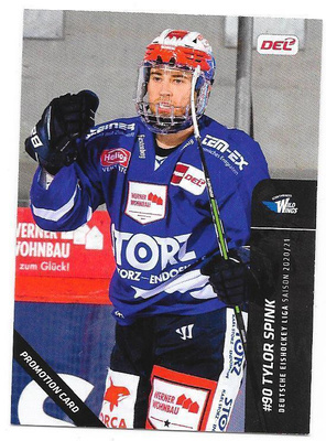 2020-21 DEL PROMO # Tylor Spink Schwenningen ex ÄSSÄT PROMO