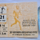 Helsinki 1952 Olympia Pääsylippu Lippu Yleisurheilu 21.7.52 - pikkukuva 1