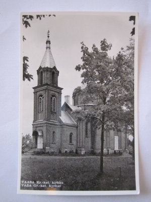 VANHA Postikortti Vaasa 1950-luku Alkup.Mallikappale