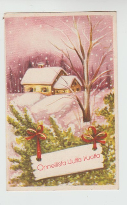 Postikortti, UUSI VUOSI, vanha 1950-luku,Postileima ALASTARO