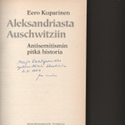 Kuparinen: Aleksandriasta Auschwitziin, Atena 1999,tek.omist - pikkukuva 2