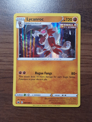 Pokemon Lycanroc 087/198 Holo Rare