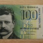 Suomi, 100 mk seteli 1986 Sibelius - pikkukuva 1