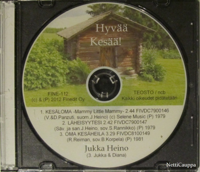Jukka Heino • Kesäloma CD-Single