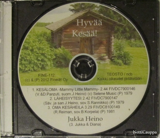 Jukka Heino • Kesäloma CD-Single
